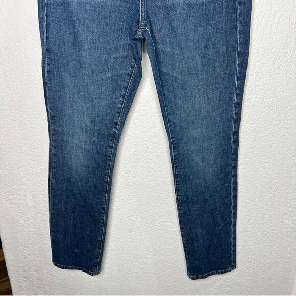 Madewell The High Rise Slim Boyjean Denim Dark Was Blue Women’s Jeans Sz 28 - Picture 5 of 13